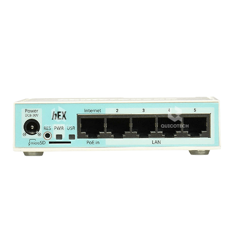 MIKROTIK ETHERNET ROUTER hEX (RB750Gr3)
