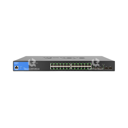 LINKSYS SWITCH LGS328PC-EU 24 Port with POE 250W With 4Port 1G SFP+ Uplinks