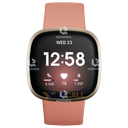 FITBIT Versa 3, Health & Fitness Smart watch, Pink