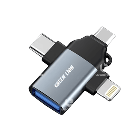 Green Lion OTG 3IN1 Lightning/Micro/Type C
