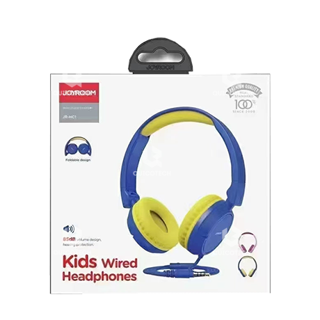 JOYROOM  Wired Headphones, Blue (Kids) JR-HC1