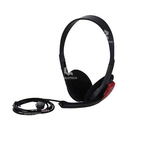 Headset stereo GM-006, Red