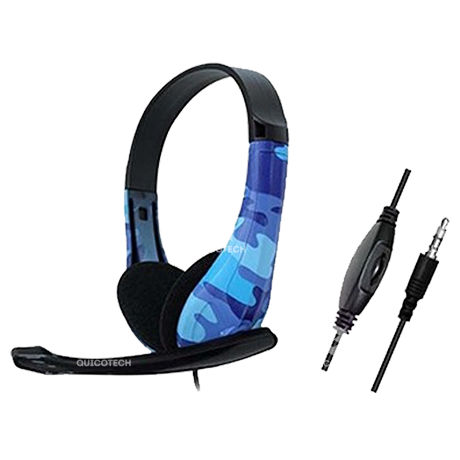 Headset stereo BK-18-ARMY BLUE