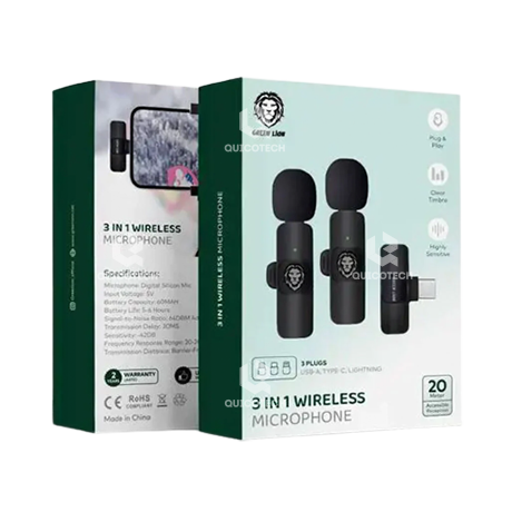 Green Lion 3in1 Wireless Microphone