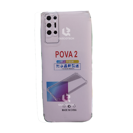 Transparent Cover For Pova 2, Clear Case