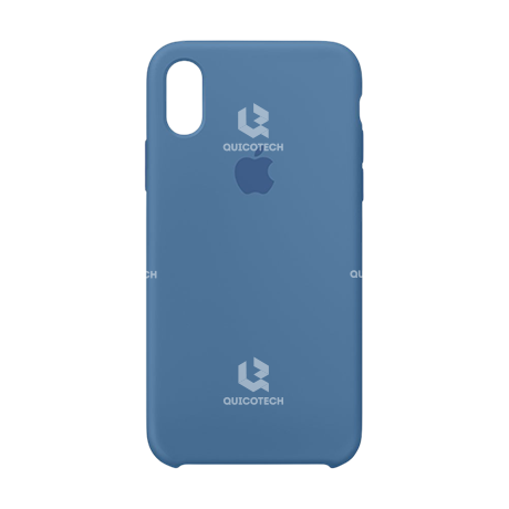 Silicone Case For iPhone Xr, Steel Blue