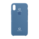 Silicone Case For iPhone Xr, Steel Blue