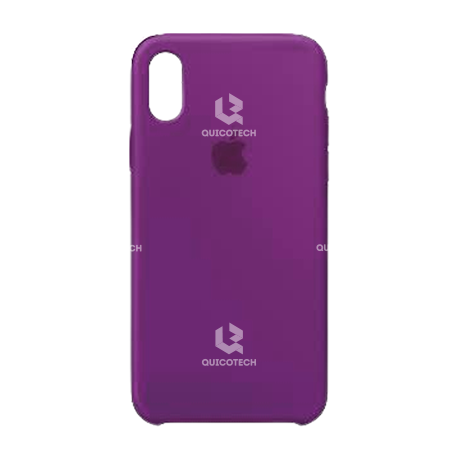 Silicone Case For iPhone Xr, Purple