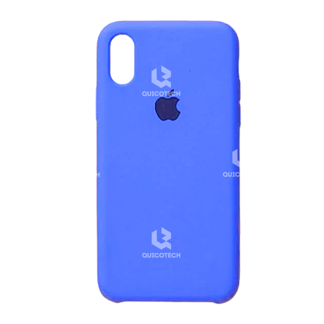 Silicone Case For iPhone X/Xs, Dark Sky Blue