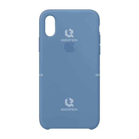 Silicone Case For iPhone X/Xs, Blue