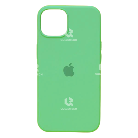 Silicone Case For iPhone 14 Pro, Aqua Blue