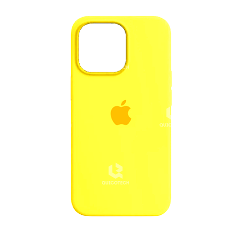 Silicone Case For iPhone 13 Pro Max, Yellow