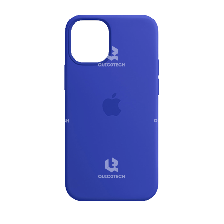 Silicone Case For iPhone 12 - 12 Pro, Blue