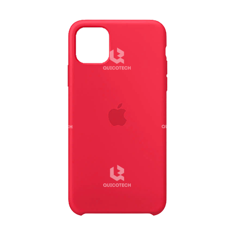 Silicone Case For iPhone 11 Pro, Cherry Pink