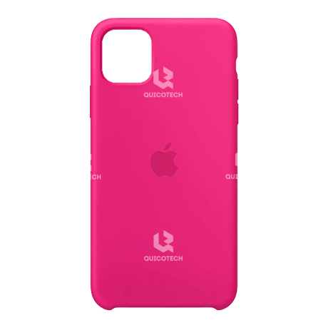 Silicone Case For iPhone 11 Pro Max, Dark Pink
