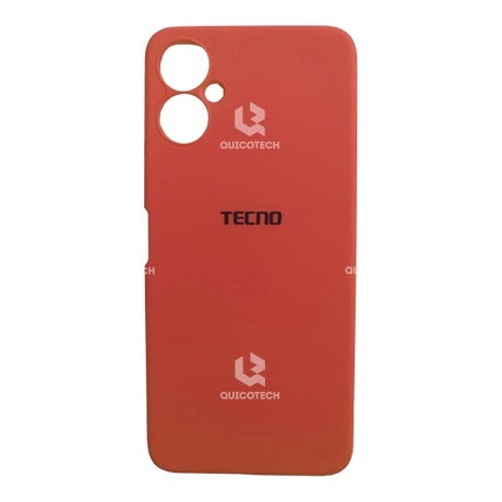 Silicon Cover For Tecno, Spark 9T, Red