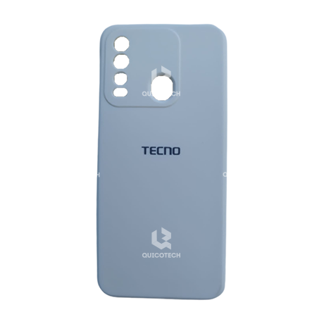 Silicon Cover For Tecno, Spark 8, Blue