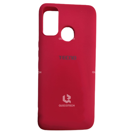 Silicon Cover For Tecno, Spark 7, Red