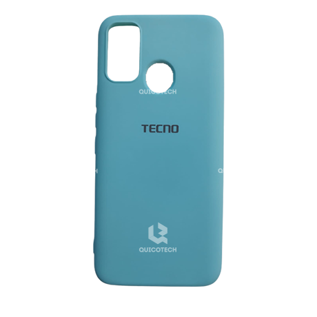 Silicon Cover For Tecno, Spark 7, Blue