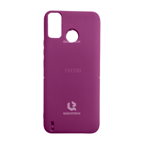 Silicon Cover For Tecno, Spark 6 Go, Purple