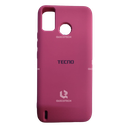 Silicon Cover For Tecno, Spark 6 Go, Dark Pink