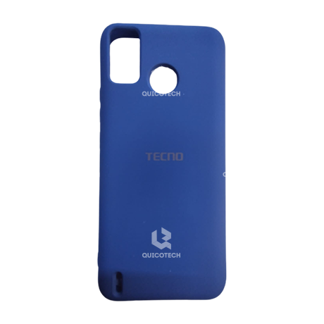Silicon Cover For Tecno, Spark 6 Go, Blue