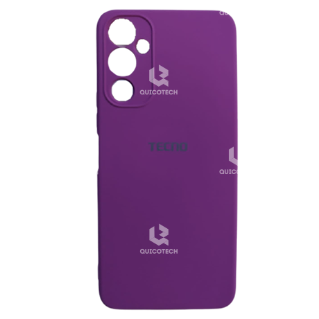 Silicon Cover For Tecno, Pova 4, Dark Purple