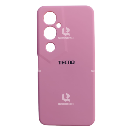 Silicon Cover For Tecno, Pova 4 Pro, Dark Pink