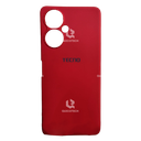 Silicon Cover For Tecno, Camon 19 - 19 Pro, Dark Red