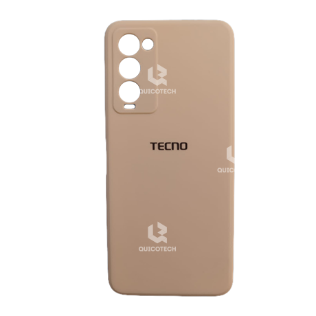 Silicon Cover For Tecno, Camon 18, White