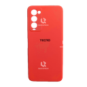 Silicon Cover For Tecno, Camon 18, Red