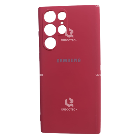 Silicon Cover For Samsung S22 Ultra, Red