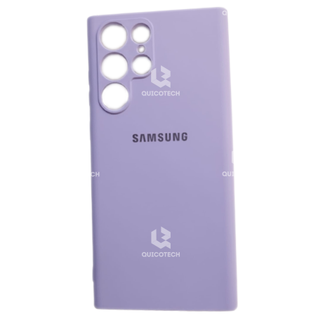 Silicon Cover For Samsung S22 Ultra, Light Purple