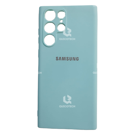 Silicon Cover For Samsung S22 Ultra, Blue