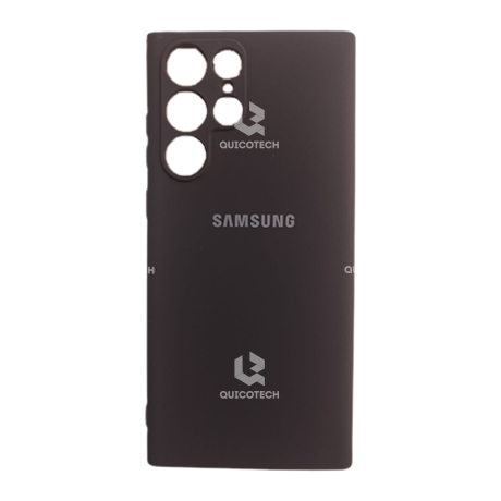 Silicon Cover For Samsung S22 Ultra, Black
