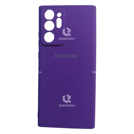 Silicon Cover For Samsung S20 Ultra, Dark Purple