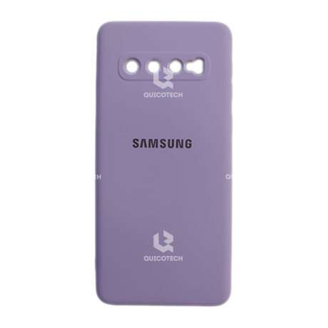 Silicon Cover For Samsung S10, Purple