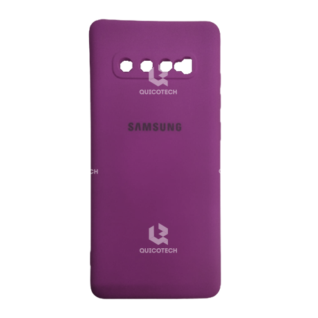 Silicon Cover For Samsung S10 Plus, Dark Purple