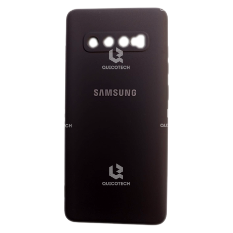 Silicon Cover For Samsung S10 Plus, Black