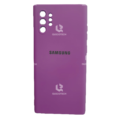 Silicon Cover For Samsung Note 10 Plus, Purple