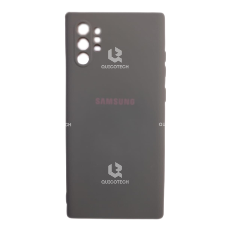 Silicon Cover For Samsung Note 10 Plus, Grey