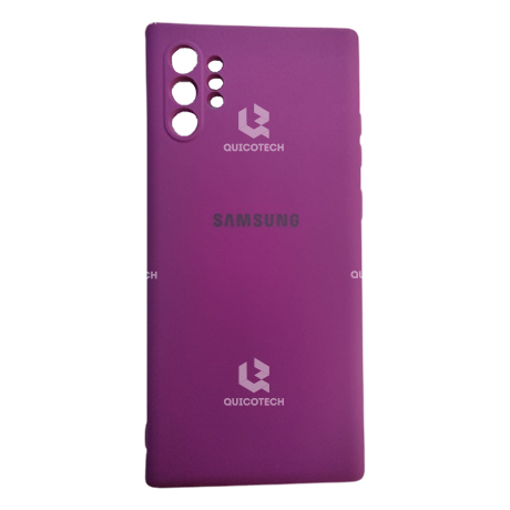 Silicon Cover For Samsung Note 10 Plus, Dark Purple
