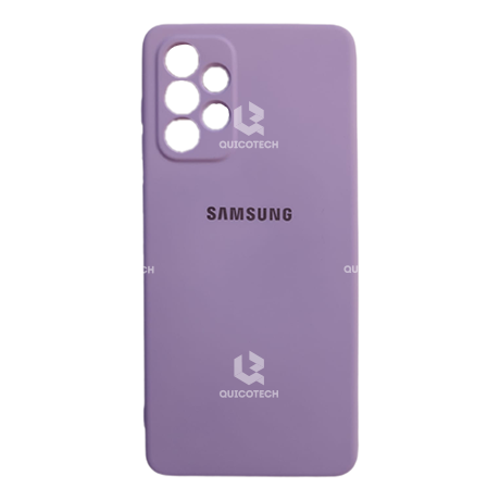 Silicon Cover For Samsung A73, Purple