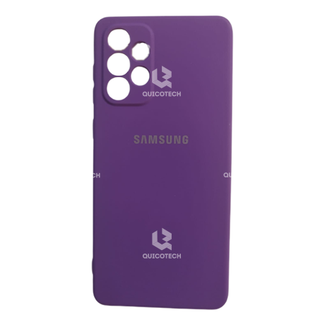 Silicon Cover For Samsung A73, Dark Purple