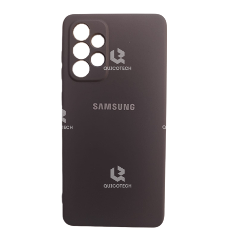 Silicon Cover For Samsung A73, Black