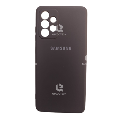 Silicon Cover For Samsung A52, Black