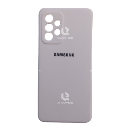 Silicon Cover For Samsung A52 5G, White