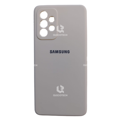 Silicon Cover For Samsung A52 5G, Milk White