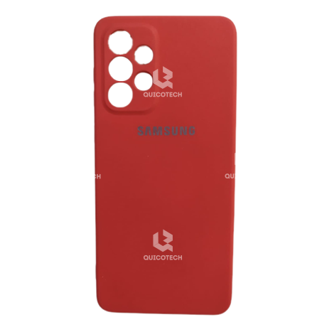 Silicon Cover For Samsung A33 5G, Red