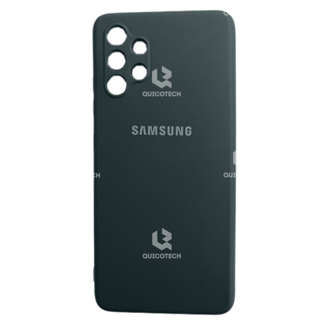 Silicon Cover For Samsung A32 4G, Dark Green